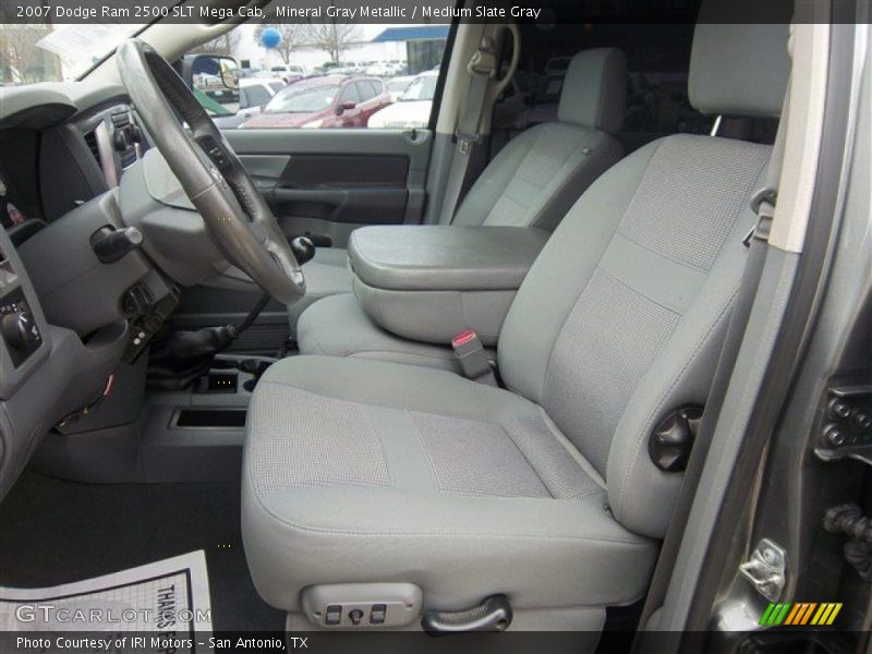 Front Seat of 2007 Ram 2500 SLT Mega Cab