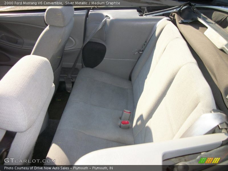 Silver Metallic / Medium Graphite 2000 Ford Mustang V6 Convertible