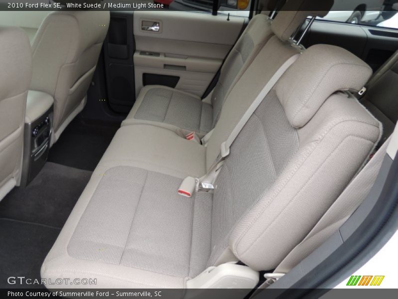 White Suede / Medium Light Stone 2010 Ford Flex SE