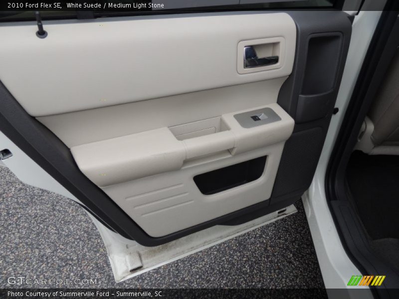 White Suede / Medium Light Stone 2010 Ford Flex SE