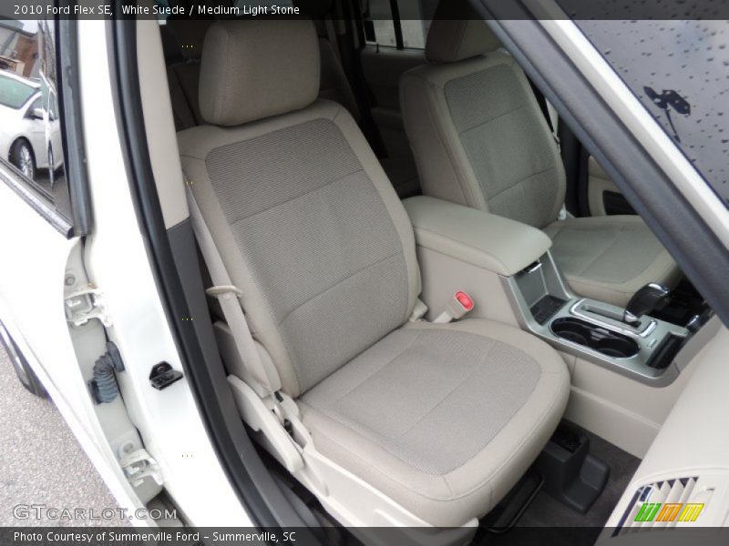 White Suede / Medium Light Stone 2010 Ford Flex SE
