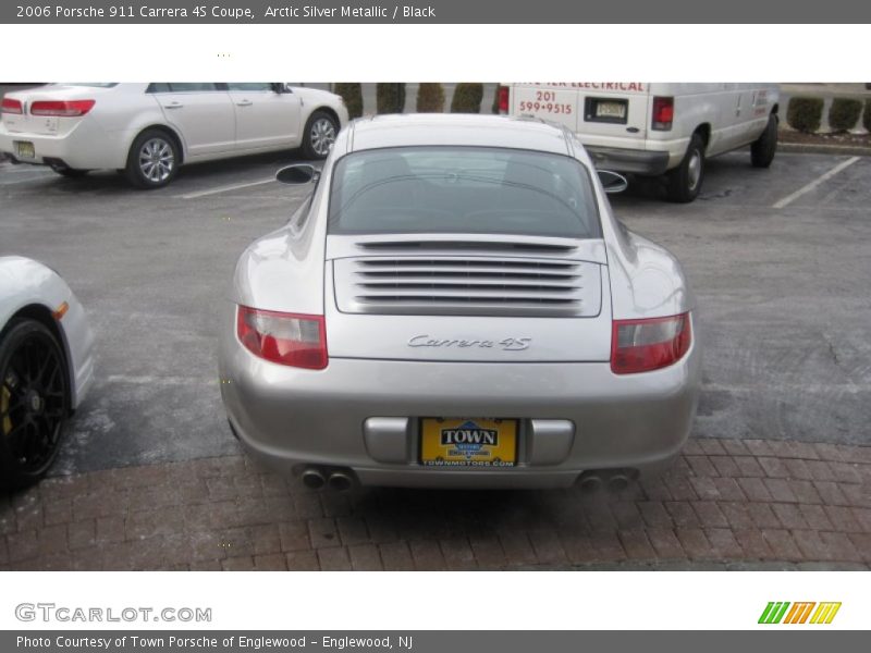 Arctic Silver Metallic / Black 2006 Porsche 911 Carrera 4S Coupe