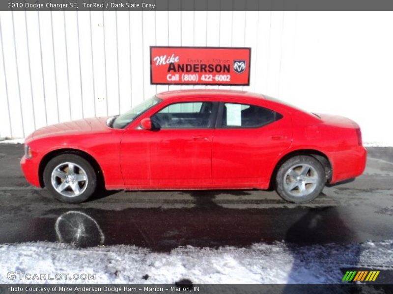 TorRed / Dark Slate Gray 2010 Dodge Charger SE