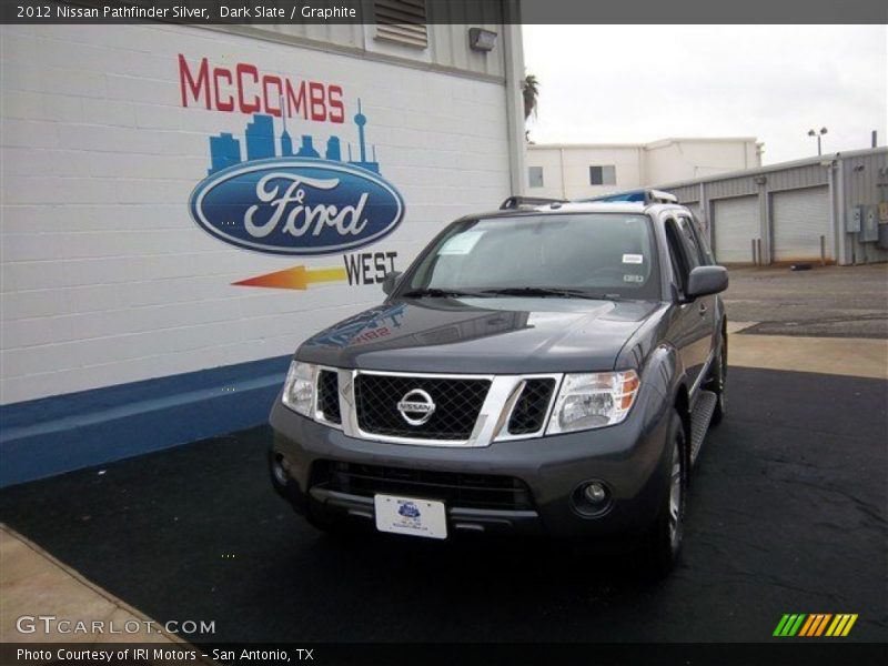 Dark Slate / Graphite 2012 Nissan Pathfinder Silver