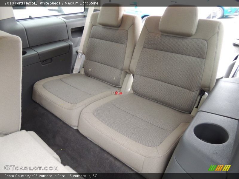 White Suede / Medium Light Stone 2010 Ford Flex SE