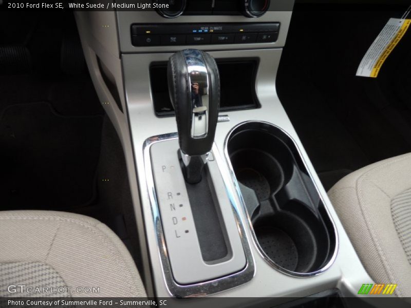 White Suede / Medium Light Stone 2010 Ford Flex SE