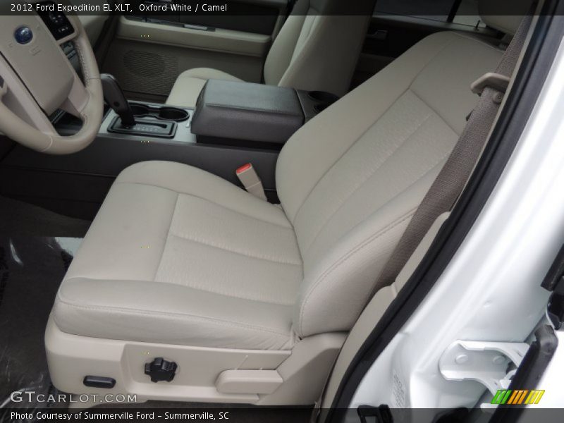 Oxford White / Camel 2012 Ford Expedition EL XLT
