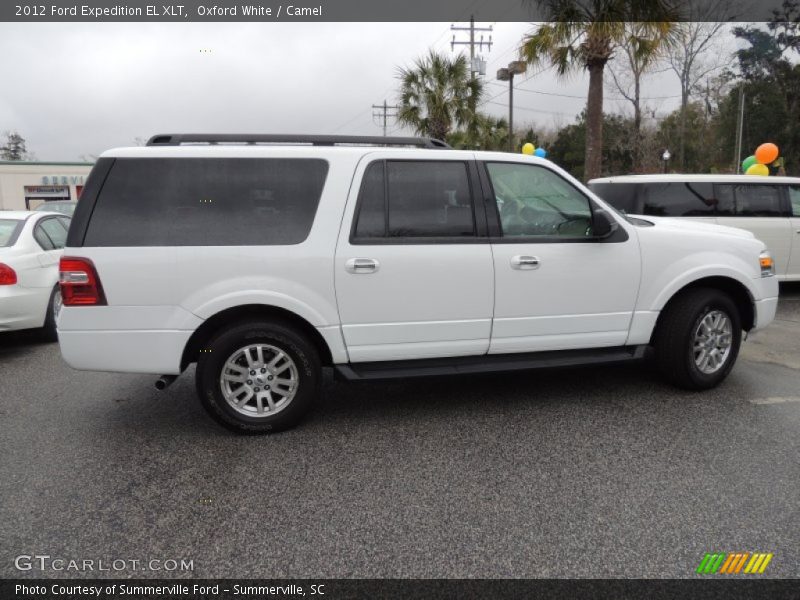 Oxford White / Camel 2012 Ford Expedition EL XLT