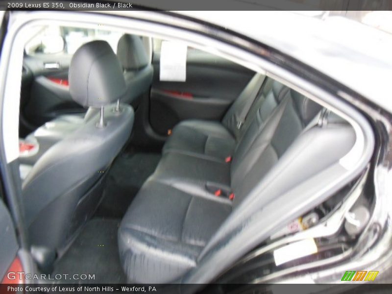 Obsidian Black / Black 2009 Lexus ES 350