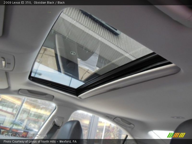 Obsidian Black / Black 2009 Lexus ES 350