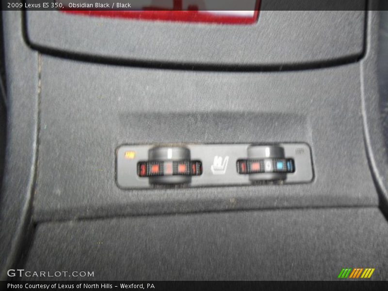 Obsidian Black / Black 2009 Lexus ES 350