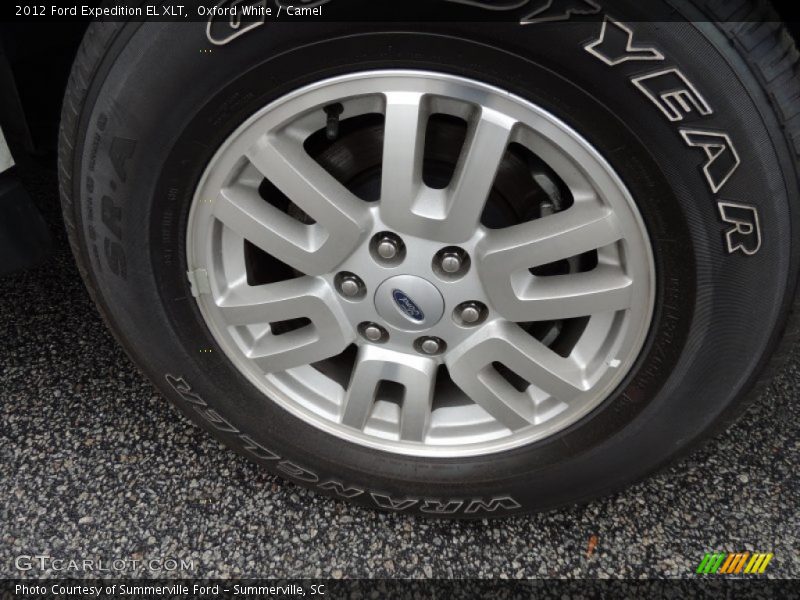 Oxford White / Camel 2012 Ford Expedition EL XLT
