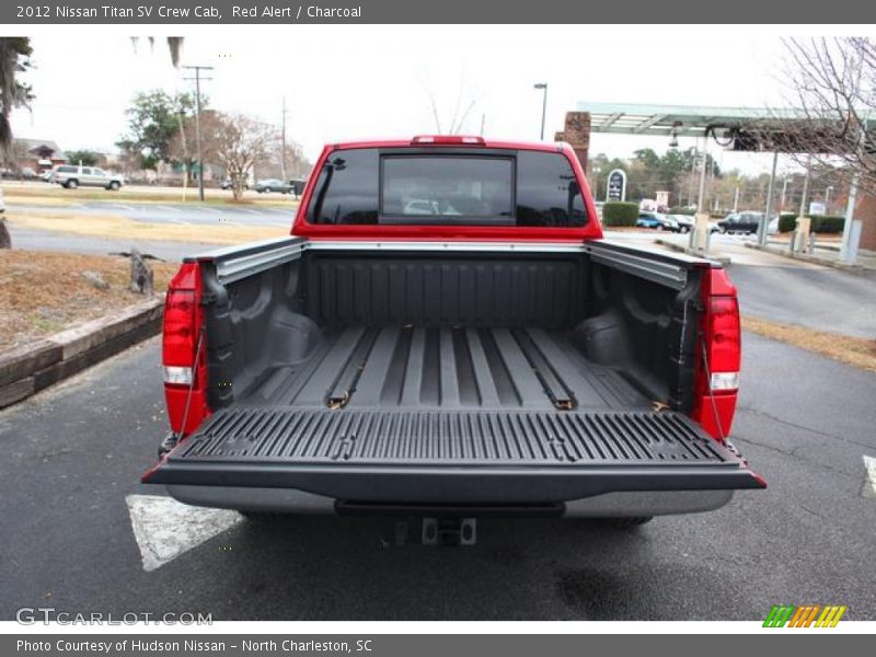 Red Alert / Charcoal 2012 Nissan Titan SV Crew Cab