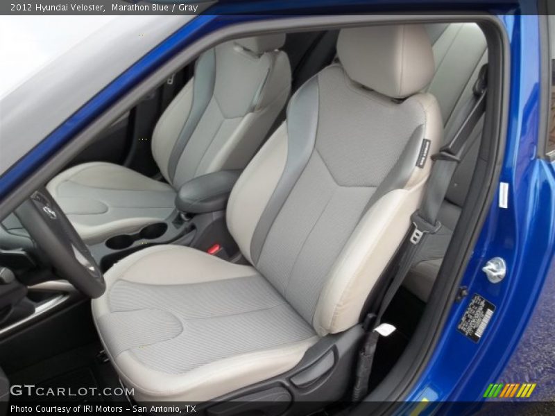Front Seat of 2012 Veloster 