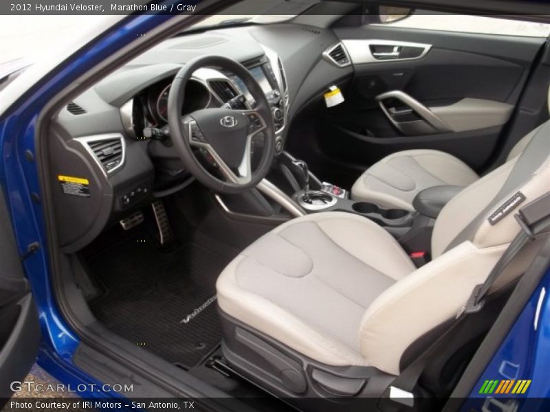 Gray Interior - 2012 Veloster  