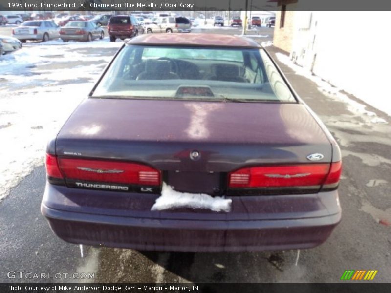 Chameleon Blue Metallic / Opal Gray 1995 Ford Thunderbird LX