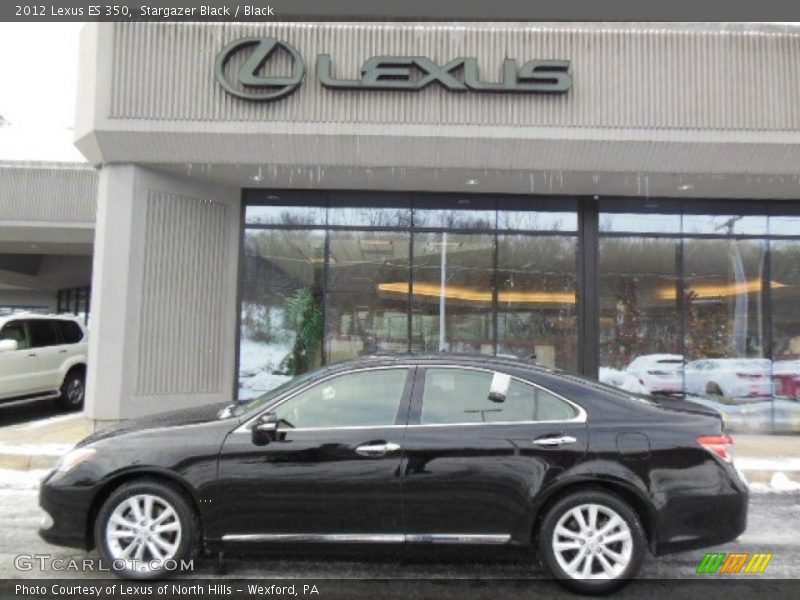 Stargazer Black / Black 2012 Lexus ES 350