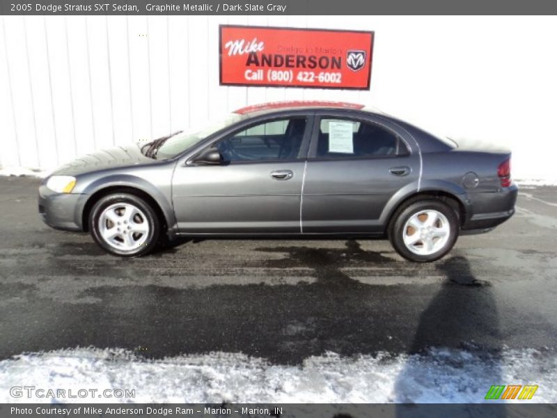 Graphite Metallic / Dark Slate Gray 2005 Dodge Stratus SXT Sedan