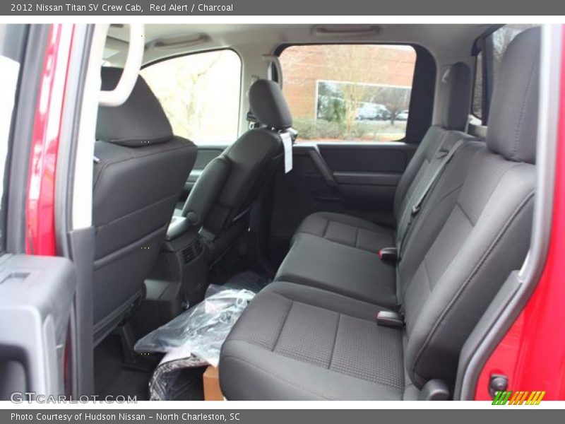 Red Alert / Charcoal 2012 Nissan Titan SV Crew Cab