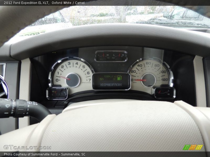 Oxford White / Camel 2012 Ford Expedition EL XLT