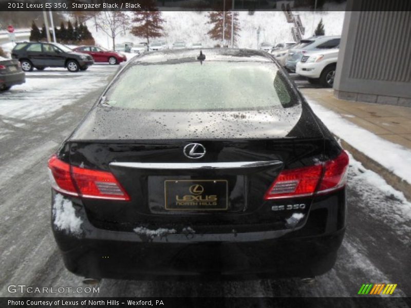 Stargazer Black / Black 2012 Lexus ES 350