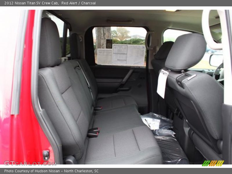 Red Alert / Charcoal 2012 Nissan Titan SV Crew Cab