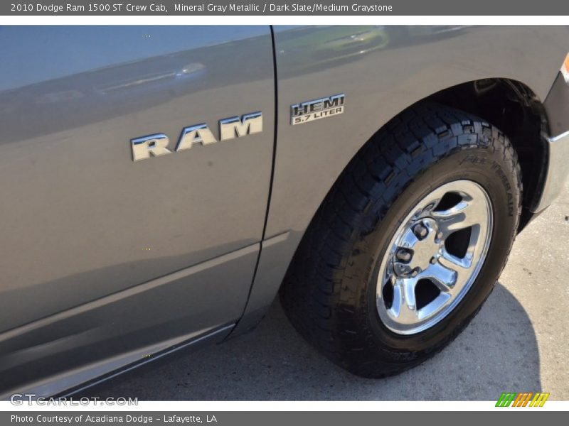 Mineral Gray Metallic / Dark Slate/Medium Graystone 2010 Dodge Ram 1500 ST Crew Cab
