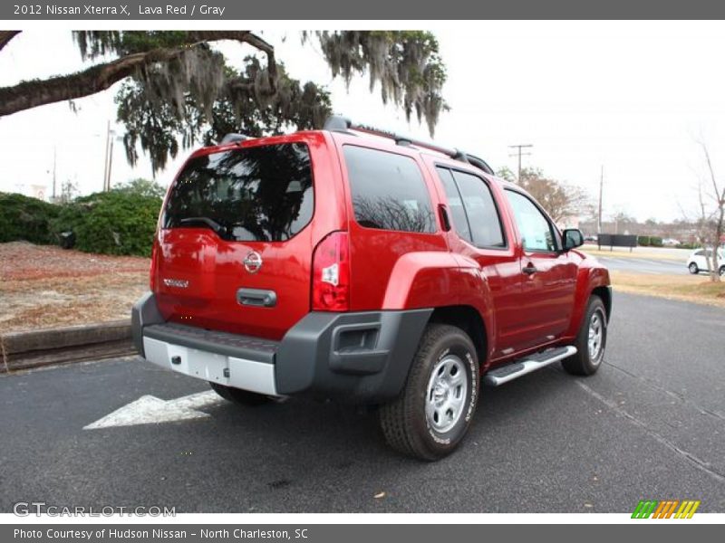 Lava Red / Gray 2012 Nissan Xterra X