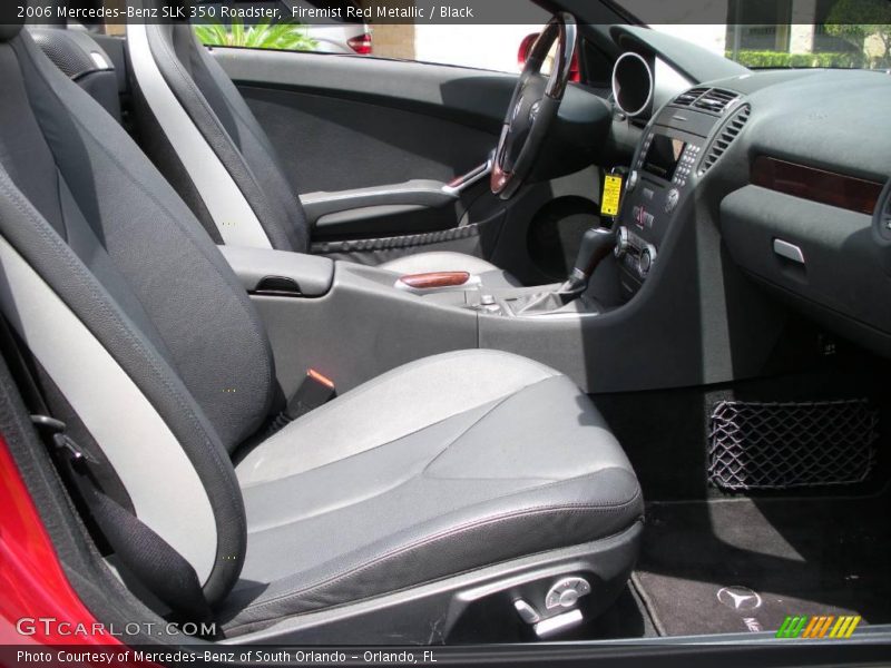 Firemist Red Metallic / Black 2006 Mercedes-Benz SLK 350 Roadster
