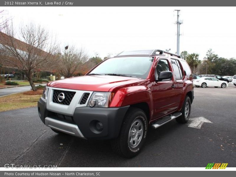 Lava Red / Gray 2012 Nissan Xterra X