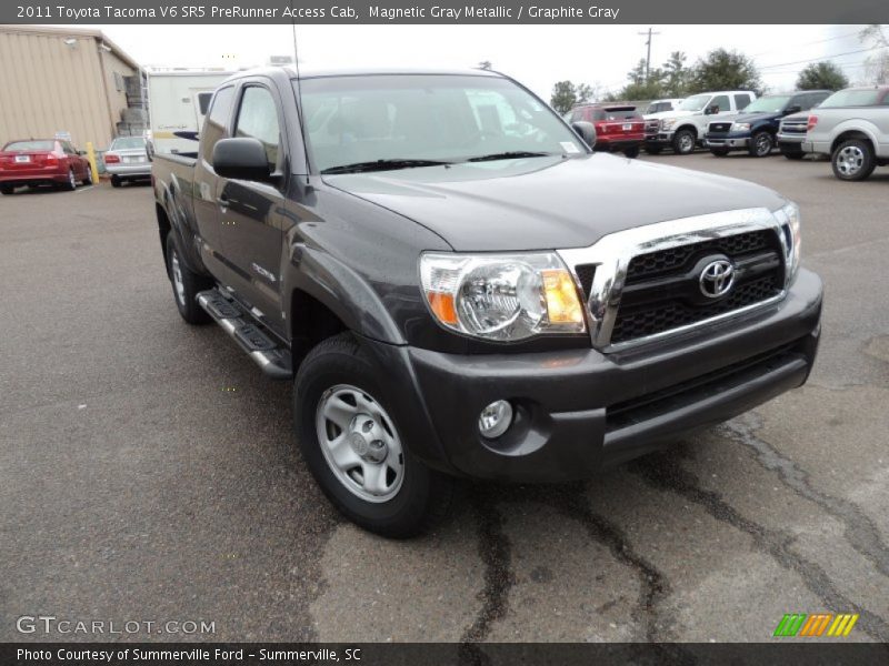 Magnetic Gray Metallic / Graphite Gray 2011 Toyota Tacoma V6 SR5 PreRunner Access Cab