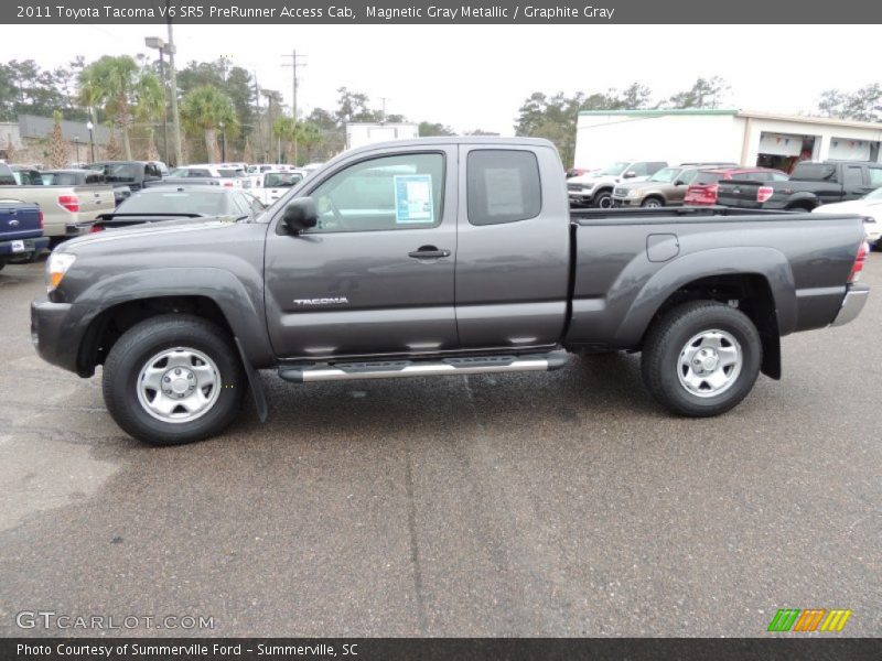 Magnetic Gray Metallic / Graphite Gray 2011 Toyota Tacoma V6 SR5 PreRunner Access Cab