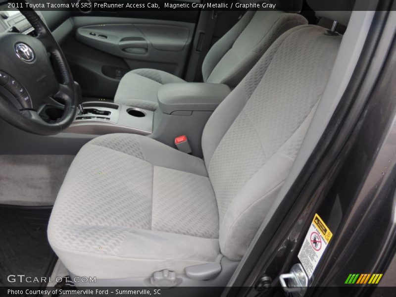 Magnetic Gray Metallic / Graphite Gray 2011 Toyota Tacoma V6 SR5 PreRunner Access Cab