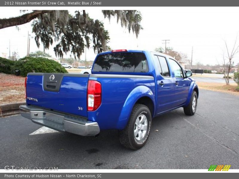 Metallic Blue / Steel 2012 Nissan Frontier SV Crew Cab