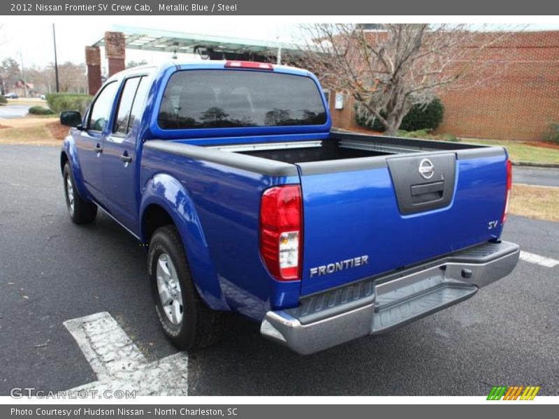 Metallic Blue / Steel 2012 Nissan Frontier SV Crew Cab