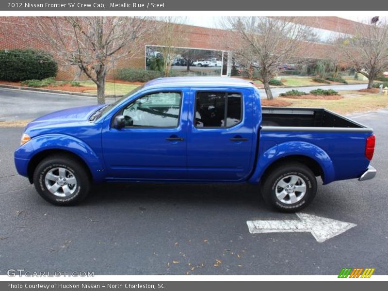 Metallic Blue / Steel 2012 Nissan Frontier SV Crew Cab