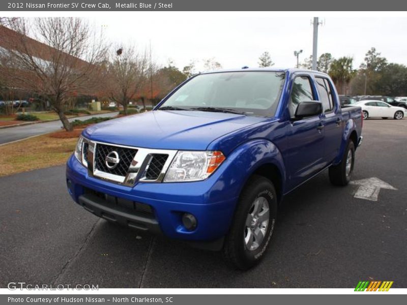 Metallic Blue / Steel 2012 Nissan Frontier SV Crew Cab
