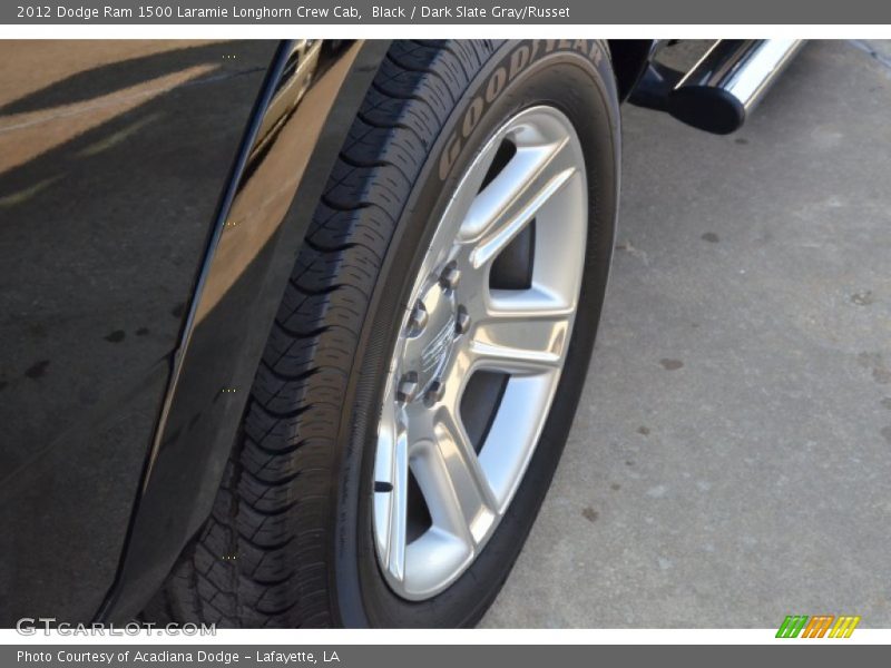 Black / Dark Slate Gray/Russet 2012 Dodge Ram 1500 Laramie Longhorn Crew Cab