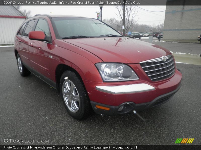 Inferno Red Crystal Pearl / Light Taupe/Dark Slate Gray 2006 Chrysler Pacifica Touring AWD