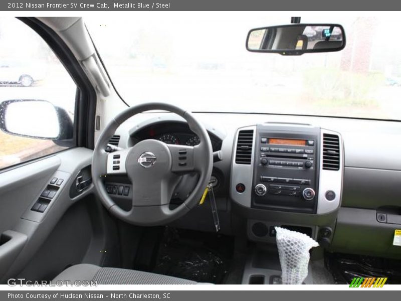 Metallic Blue / Steel 2012 Nissan Frontier SV Crew Cab