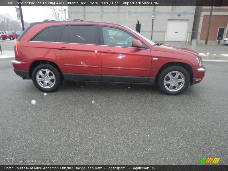 Inferno Red Crystal Pearl / Light Taupe/Dark Slate Gray 2006 Chrysler Pacifica Touring AWD