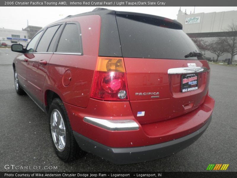 Inferno Red Crystal Pearl / Light Taupe/Dark Slate Gray 2006 Chrysler Pacifica Touring AWD