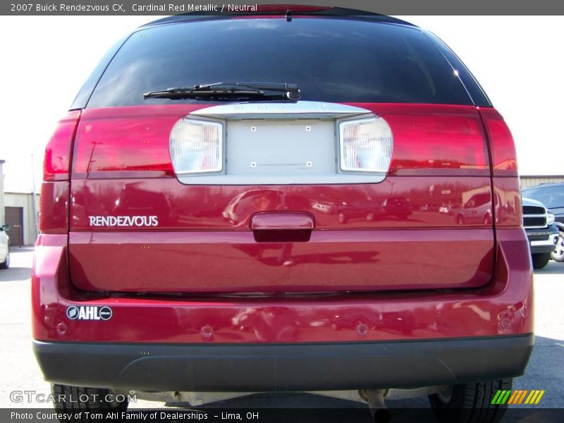 Cardinal Red Metallic / Neutral 2007 Buick Rendezvous CX