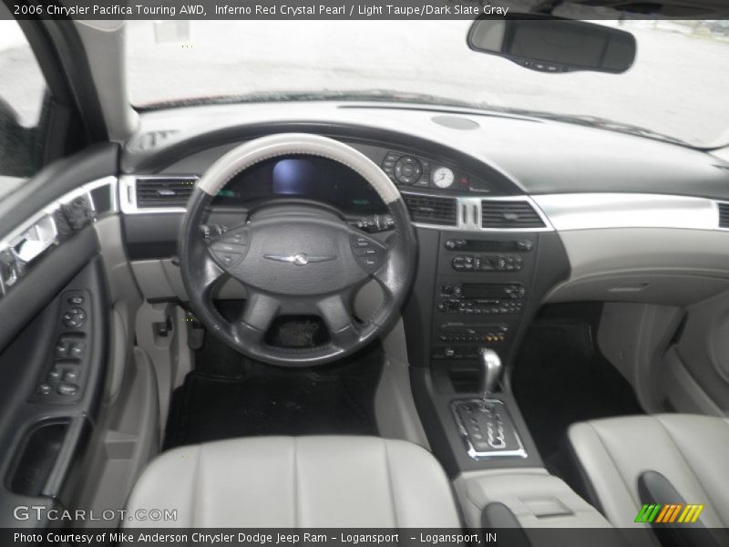 Inferno Red Crystal Pearl / Light Taupe/Dark Slate Gray 2006 Chrysler Pacifica Touring AWD