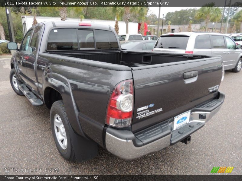 Magnetic Gray Metallic / Graphite Gray 2011 Toyota Tacoma V6 SR5 PreRunner Access Cab