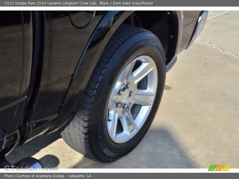 Black / Dark Slate Gray/Russet 2012 Dodge Ram 1500 Laramie Longhorn Crew Cab