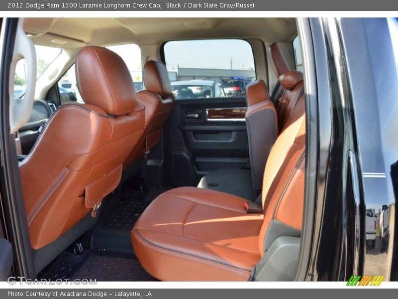 Black / Dark Slate Gray/Russet 2012 Dodge Ram 1500 Laramie Longhorn Crew Cab