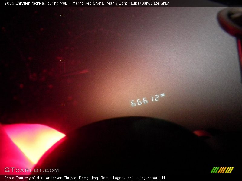 Inferno Red Crystal Pearl / Light Taupe/Dark Slate Gray 2006 Chrysler Pacifica Touring AWD