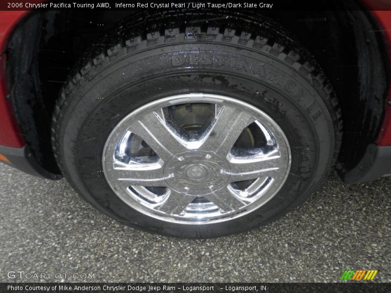 Inferno Red Crystal Pearl / Light Taupe/Dark Slate Gray 2006 Chrysler Pacifica Touring AWD