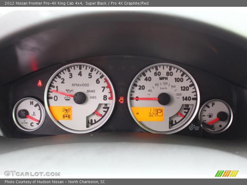 2012 Frontier Pro-4X King Cab 4x4 Pro-4X King Cab 4x4 Gauges